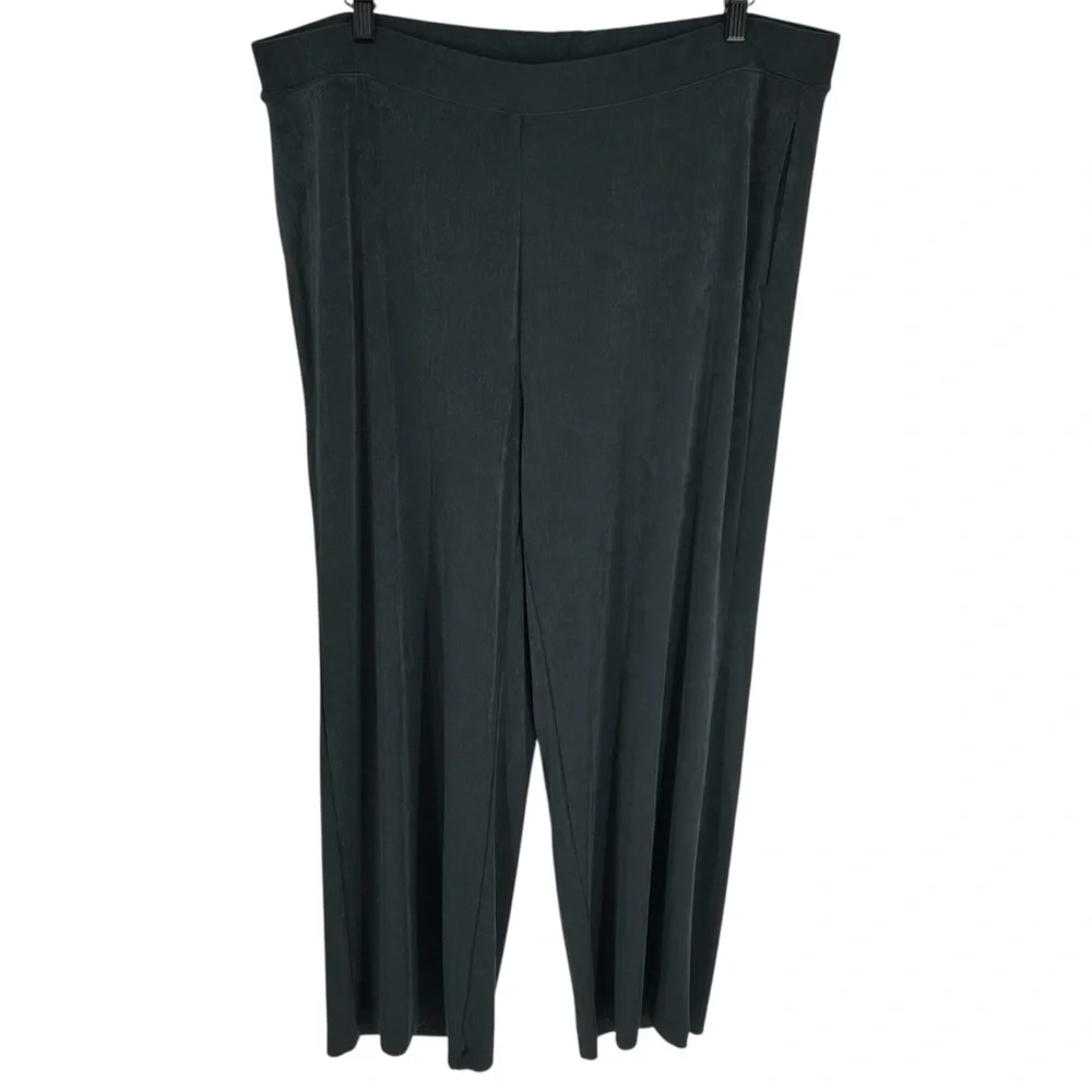 NWT Chico’s Travelers Wide Leg Pocket Pants in Lavastone Size 3R XL Regular - Picture 4 of 13
